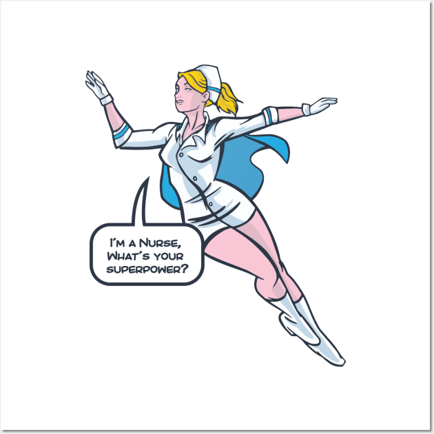 superhero nurse Wall Art by ninjabunny1